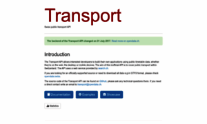 Transport.opendata.ch thumbnail