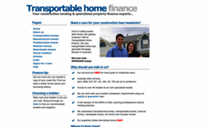 Transportablehomefinance.com.au thumbnail