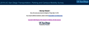 Transportation-survey.ucsd.edu thumbnail