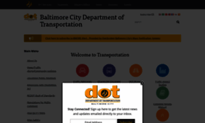 Transportation.baltimorecity.gov thumbnail
