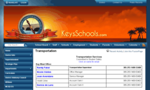 Transportation.keysschools.schoolfusion.us thumbnail