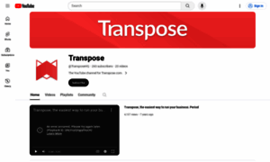 Transpose.com thumbnail