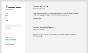 Trantor.ca thumbnail