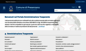 Trasparenza.comune.presenzano.ce.it thumbnail