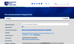 Trasparenza.cultura.gov.it thumbnail
