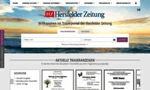 Trauer.hersfelder-zeitung.de thumbnail