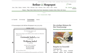 Trauerportal.morgenpost.de thumbnail