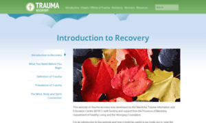Trauma-recovery.ca thumbnail
