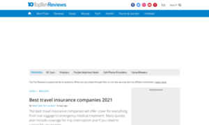 Travel-insurance-review.toptenreviews.com thumbnail