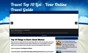 Travel-top10.blogspot.sg thumbnail