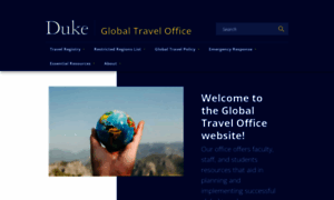 Travel.duke.edu thumbnail