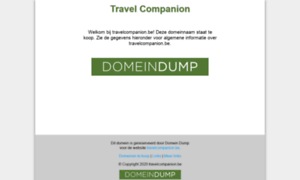 Travelcompanion.be thumbnail