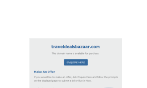 Traveldealsbazaar.com thumbnail
