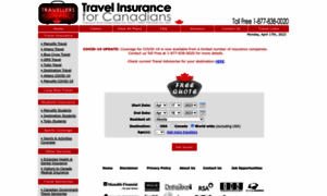 Travellersinsurance.ca thumbnail