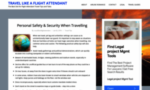 Travellikeaflightattendant.com thumbnail