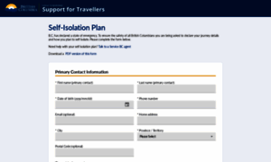 Travelscreening.gov.bc.ca thumbnail
