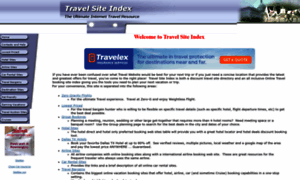 Travelsiteindex.com thumbnail