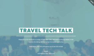 Traveltechtalk.splashthat.com thumbnail