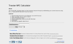 Travian-npc-calculator.com thumbnail