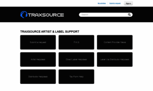 Traxsourcelabels.zendesk.com thumbnail