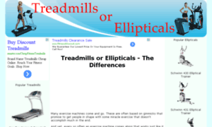 Treadmillsorellipticals.com thumbnail