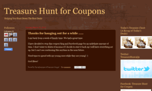 Treasurehuntforcoupons.blogspot.com thumbnail