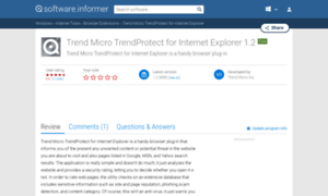 Trend-micro-trendprotect-for-internet-ex.software.informer.com thumbnail