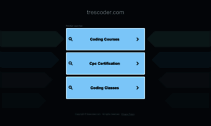 Trescoder.com thumbnail