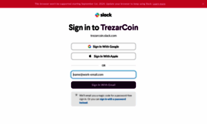 Trezarcoin.slack.com thumbnail