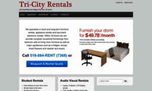 Tri-cityrentals.com thumbnail