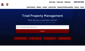 Triad-propertymanagement.com thumbnail