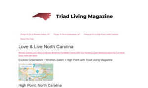 Triadlivingmagazine.com thumbnail