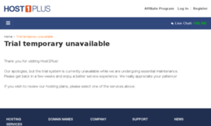 Trial.host1plus.com thumbnail