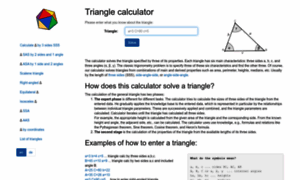 Triangle-calculator.com thumbnail
