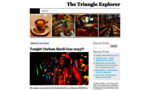 Triangleexplorer.com thumbnail