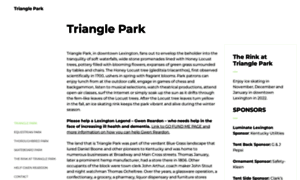 Triangleparklexington.org thumbnail