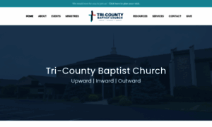 Tricountybaptist.org thumbnail