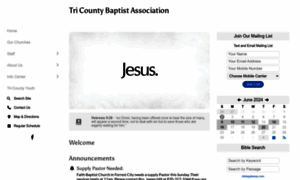 Tricountybaptistassociation.net thumbnail