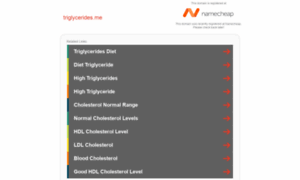 Triglycerides.me thumbnail