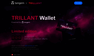 Trillant.tangem.com thumbnail