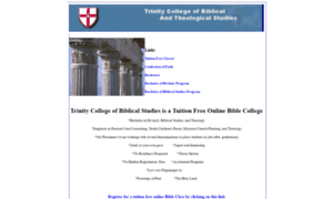 Trinitycollegeofbiblicalstudies.com thumbnail