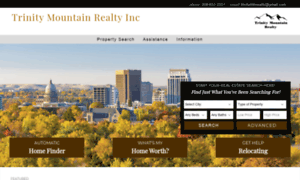 Trinitymountainrealty.com thumbnail