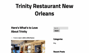 Trinityrestaurantneworleans.com thumbnail