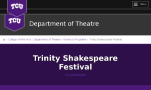 Trinityshakes.org thumbnail