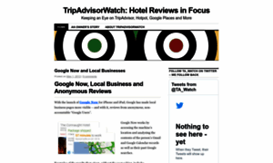 Tripadvisorwatch.wordpress.com thumbnail