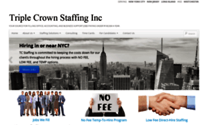 Triplecrownstaffing.com thumbnail