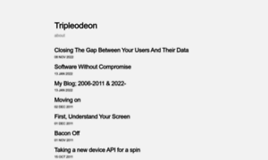 Tripleodeon.com thumbnail