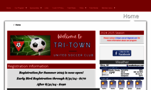 Tritownsoccer.org thumbnail