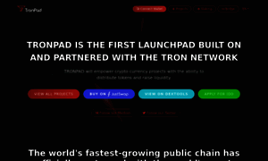 Tronpad.network thumbnail