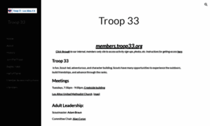 Troop33.org thumbnail